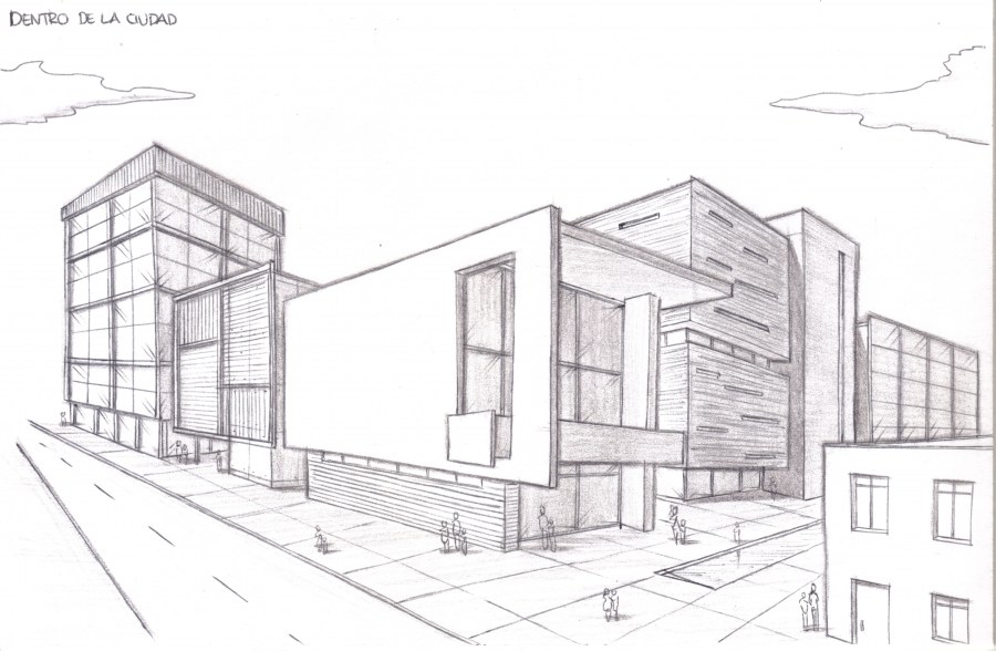 Перспектива здания школы