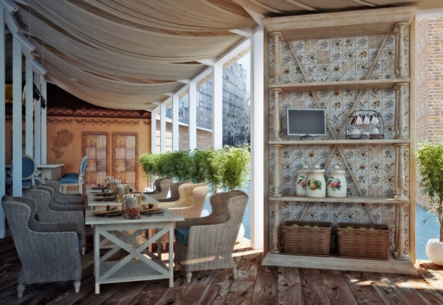 Летняя веранда на даче