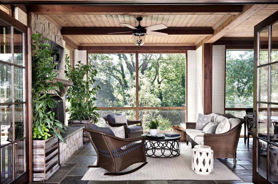 Фазенда терраса в стиле Прованс