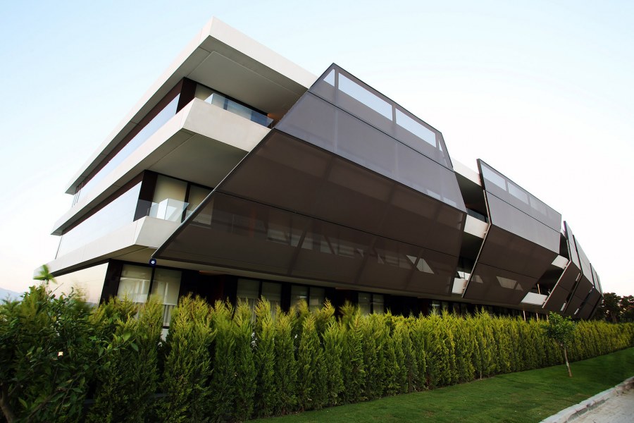 Фасады гостиниц в современном стиле