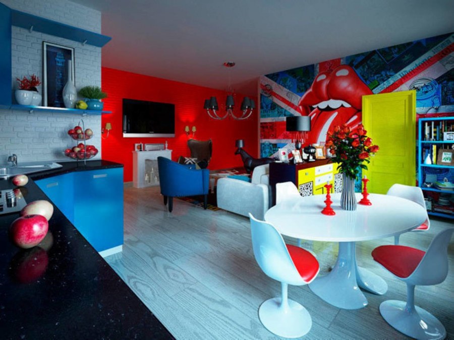 Стиль поп-арт в интерьере