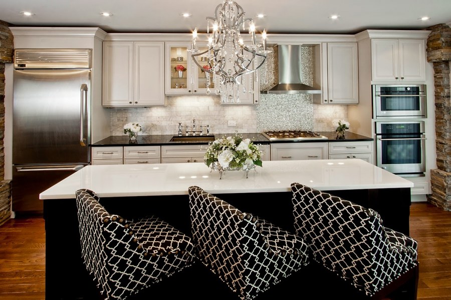 Фартук для кухни в стиле арт деко