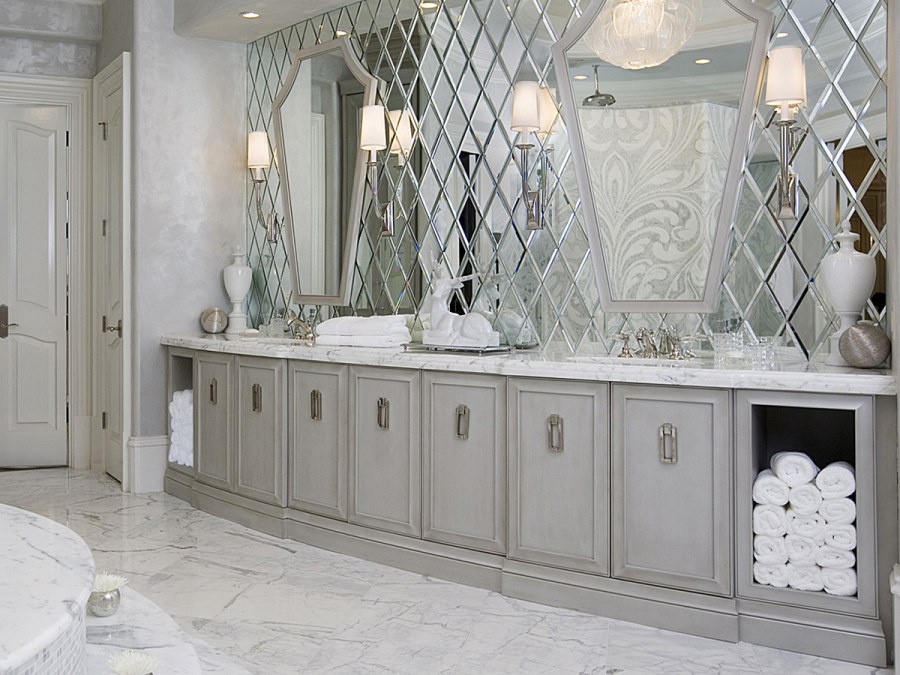 Зеркальная плитка ДСТ ромб 30х51