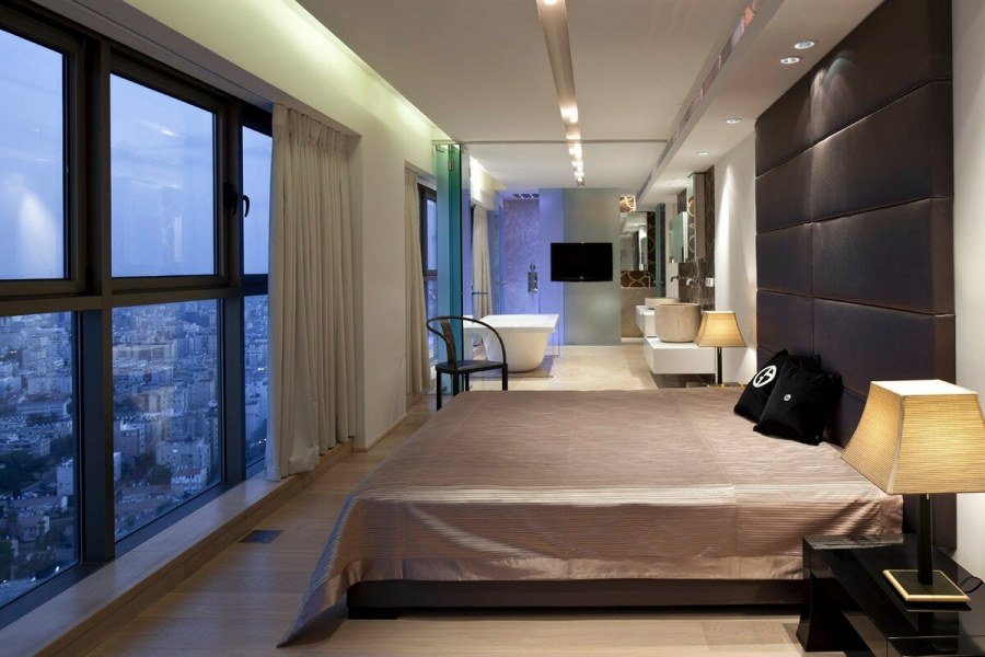 Пентхаус интерьер лакшери спальня