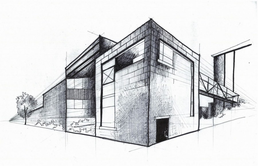 Рисование экстерьера