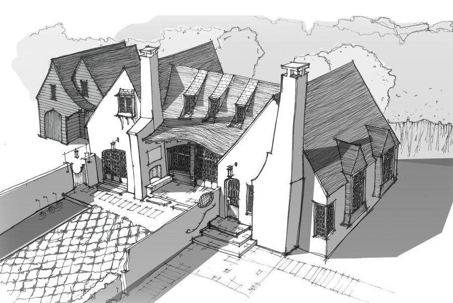 Экстерьер чертеж