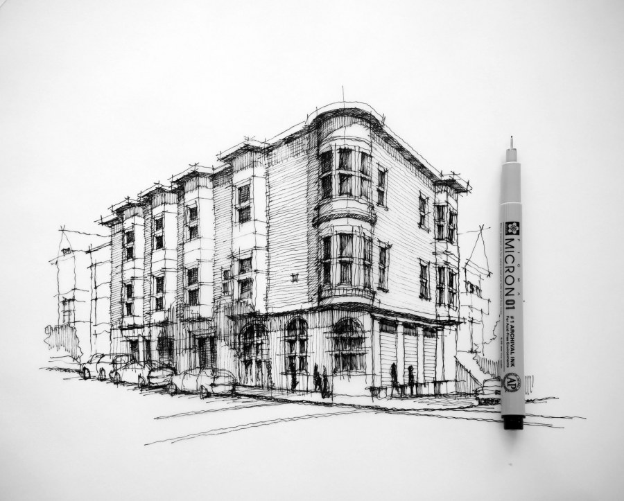 Наброски архитектуры линером