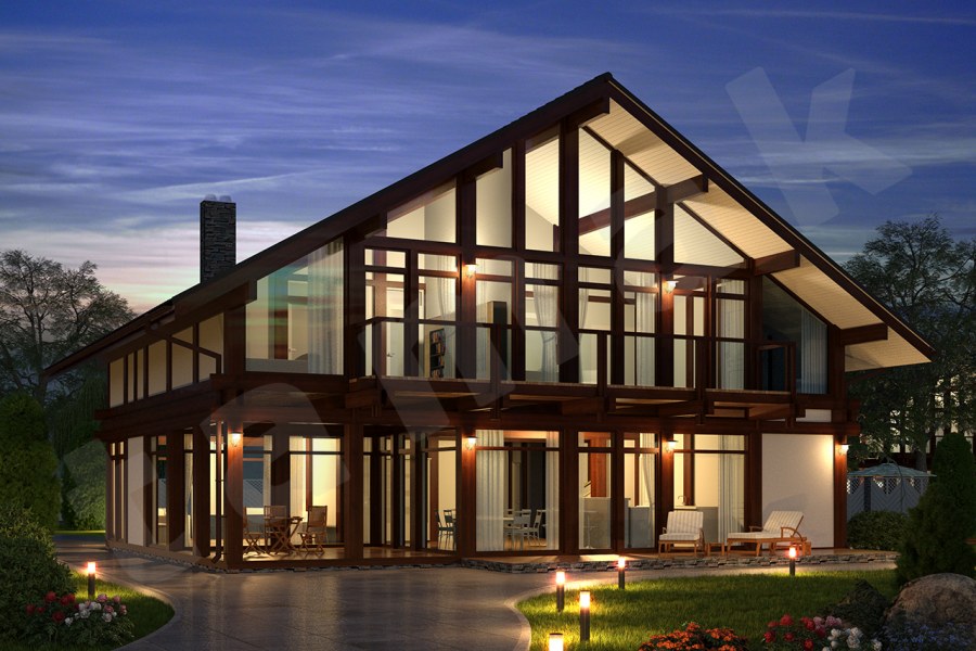 Дом по немецкой технологии фахверк