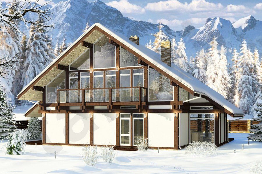 Швейцарское Шале фахверк