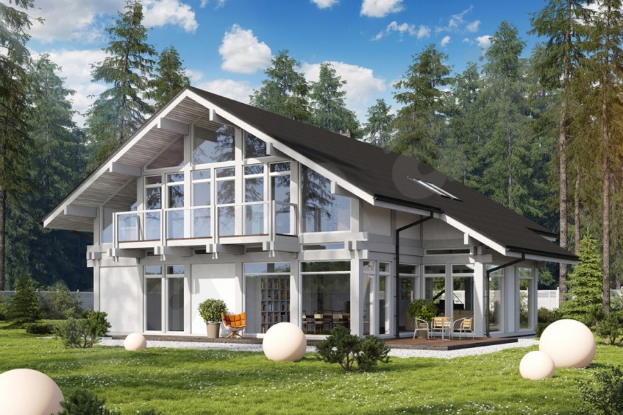 Коттедж технология фахверк