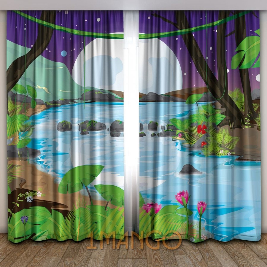 Фотошторы джунгли 2