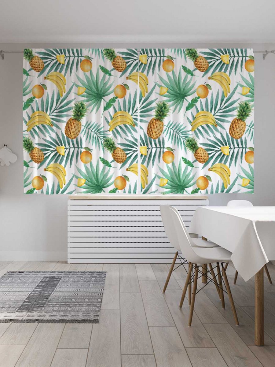 Занавески с фруктами