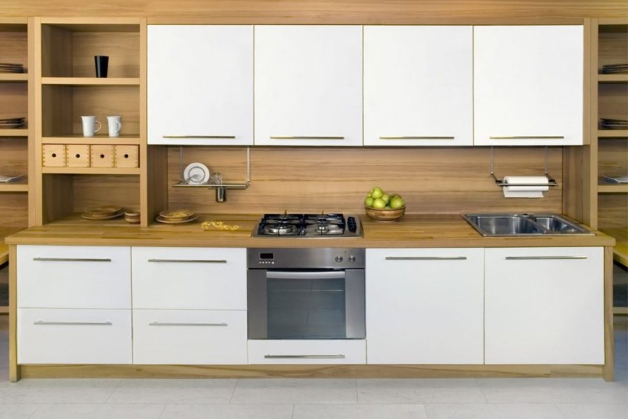 Фартук для кухни под дерево