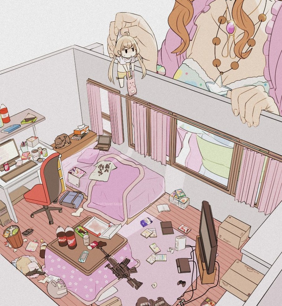 Комната амонг АС аниме