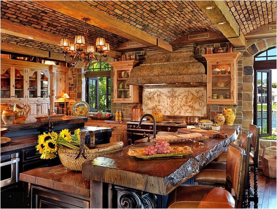 Рустикальный стиль в интерьере