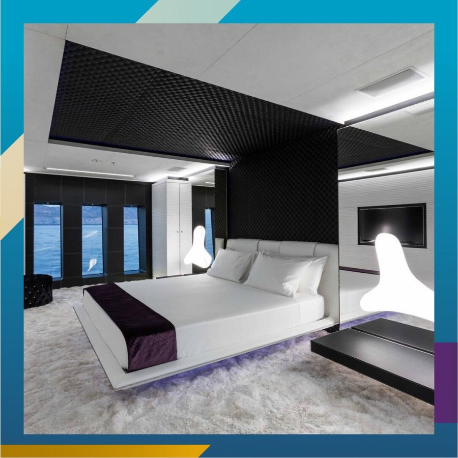 Спальня комната в стиле арт деко