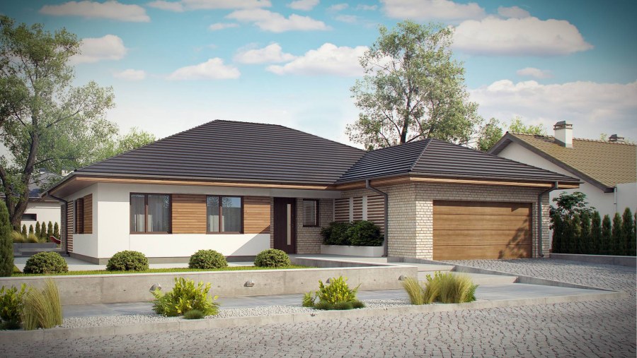 Одноэтажный дом z500