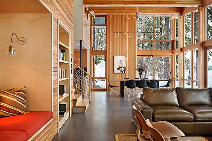 Американские дома из дерева интерьеры