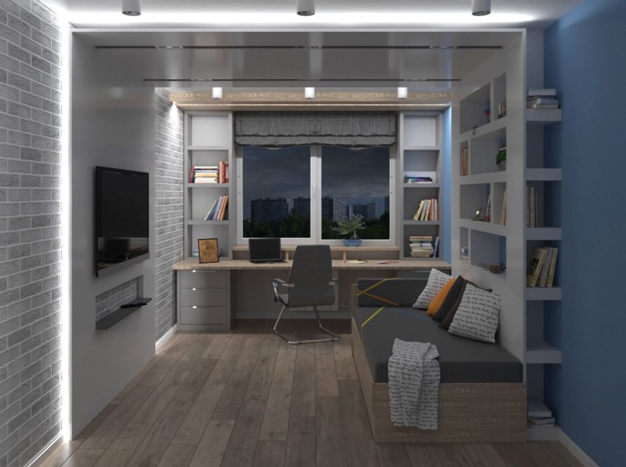 Проект комнаты для подростка