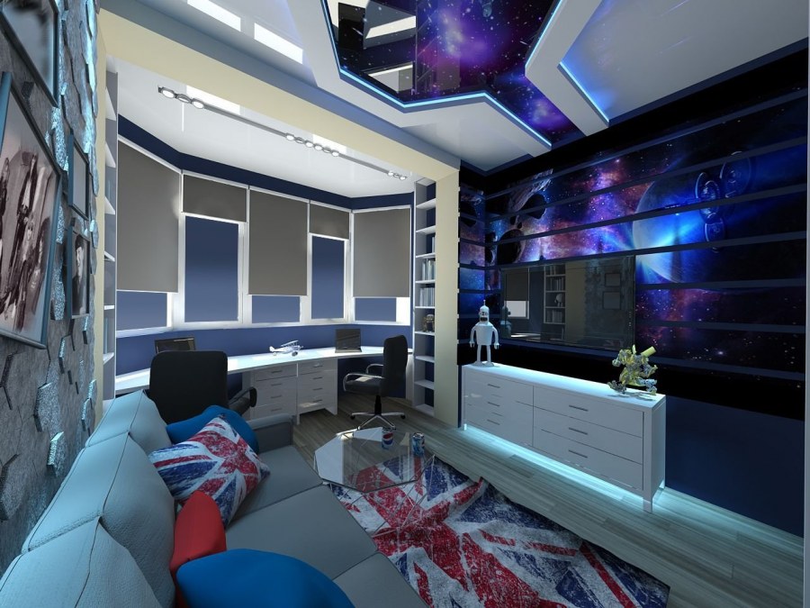 Планировка комнаты для мальчика