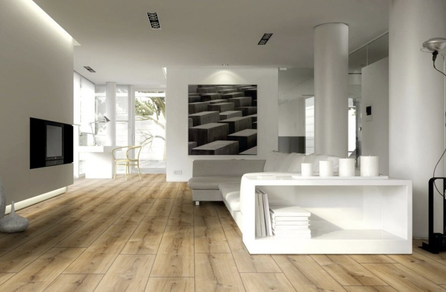 Серый ламинат в интерьере квартиры фото