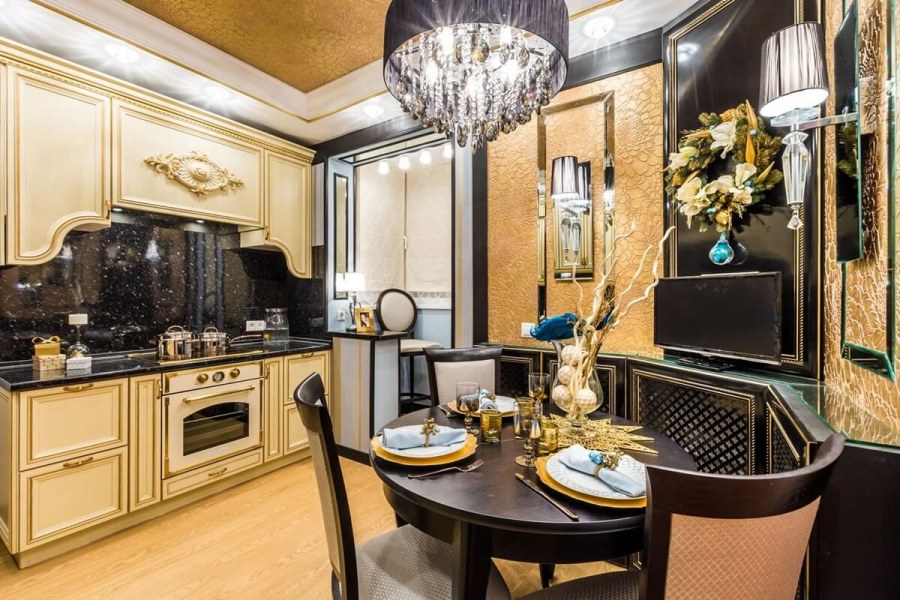 Кухни в стиле арт деко и классика
