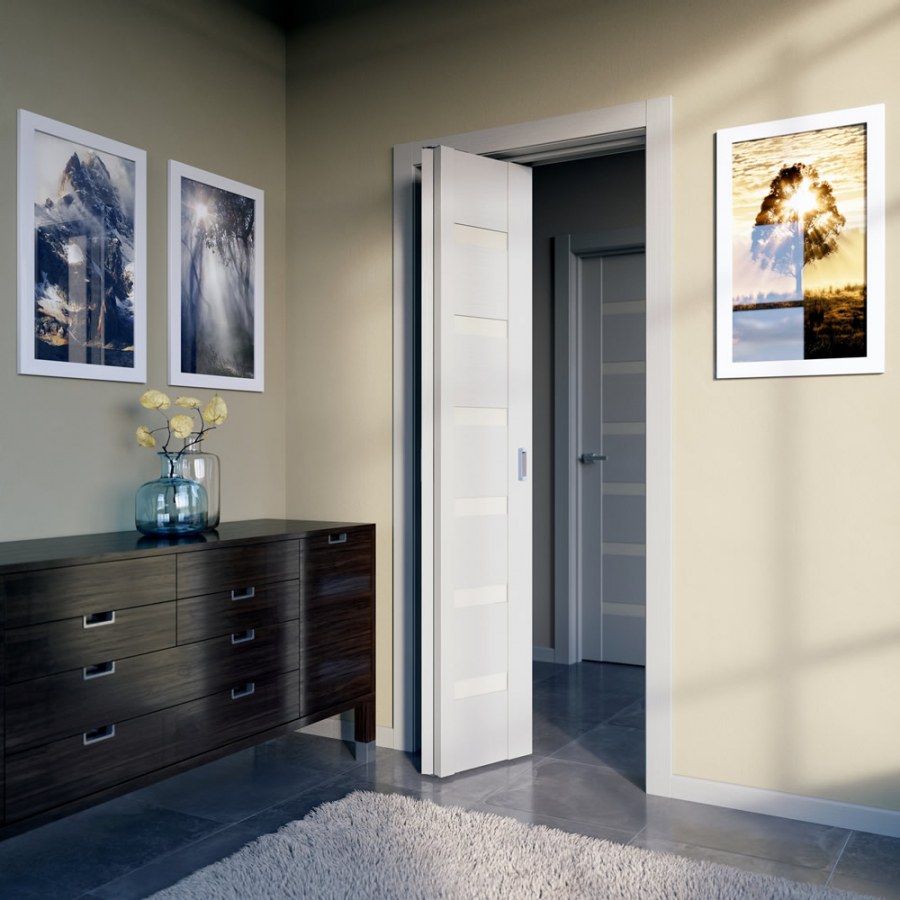 Складные двери профиль Дорс