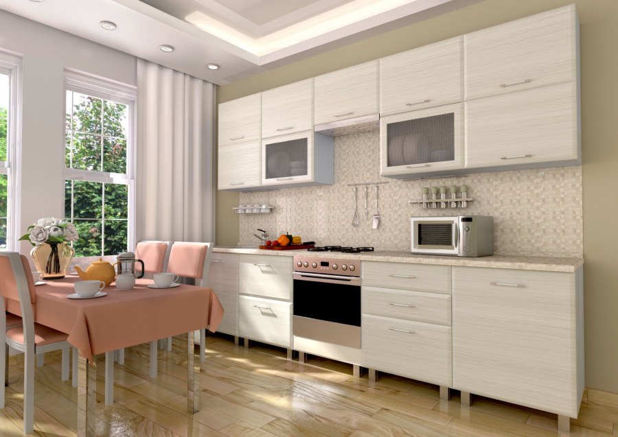 Кухня Сандал белый