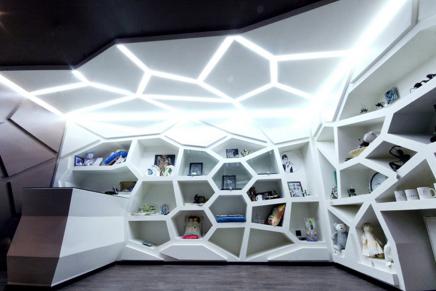 Футуристический стиль в интерьере