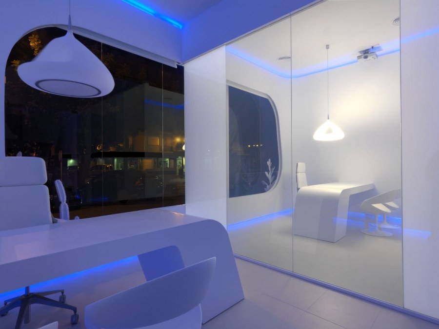 Футуристический офис будущего