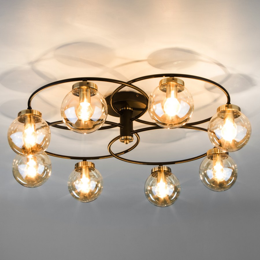 Люстра Eurosvet 70104/8 черный