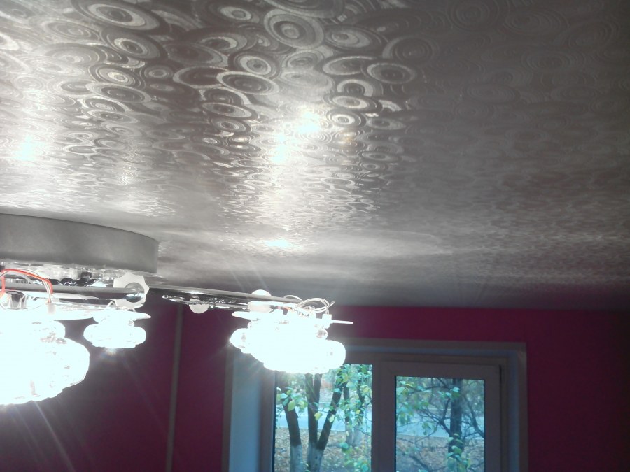 Натяжные потолки перламутровые фотокаталог