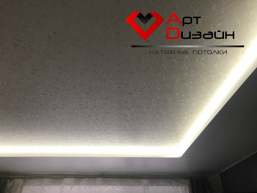 Натяжной потолок Вдохновение белый