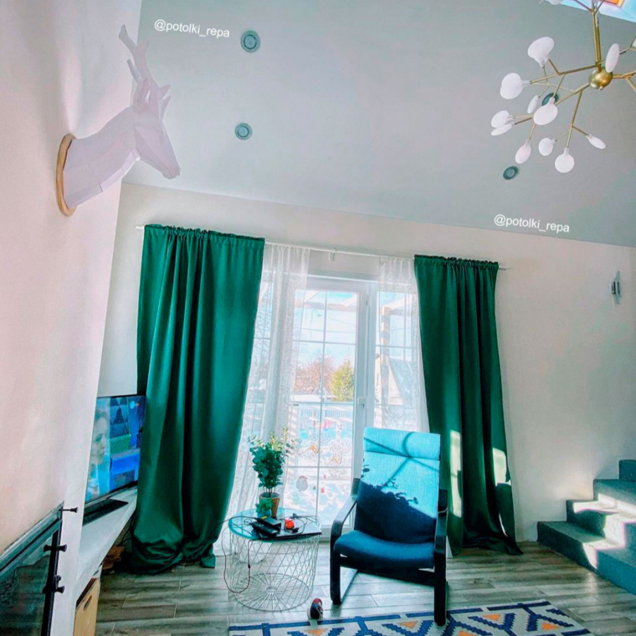 Натяжные потолки в детском саду