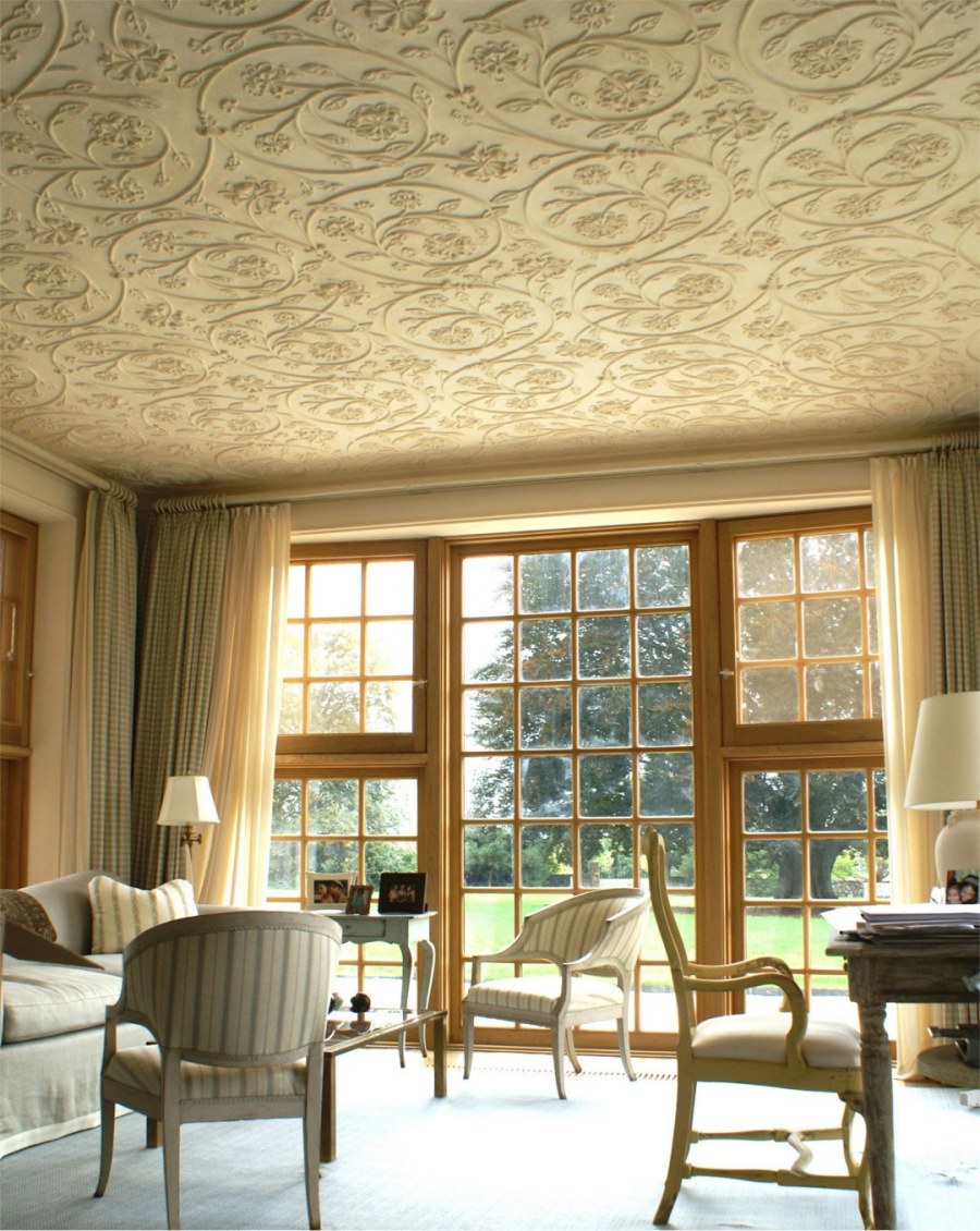 Фактурные натяжные потолки