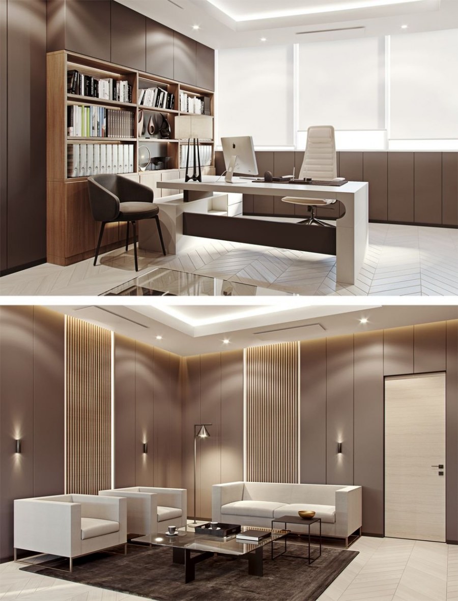 Модные офисы интерьер