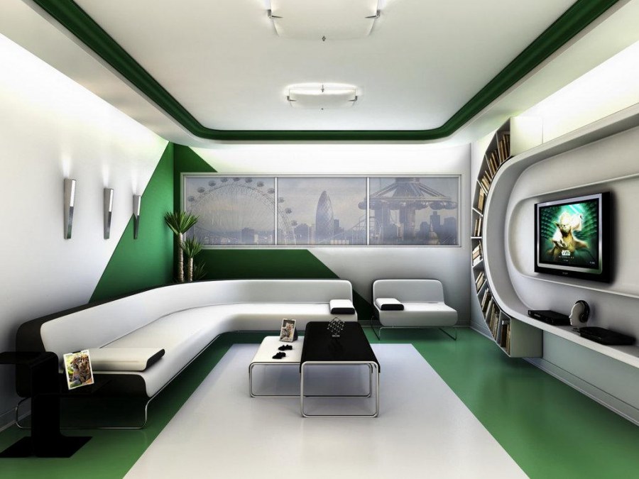 Интерьер в стиле футуризм