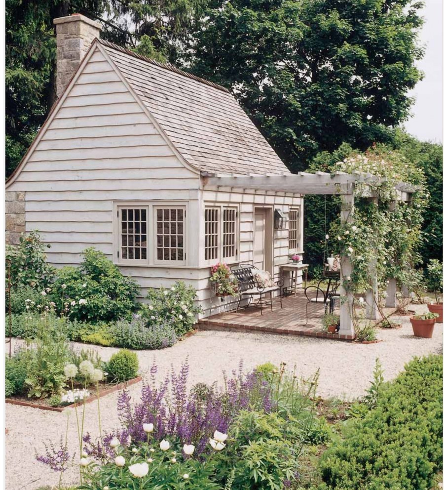 Красивые садовые домики