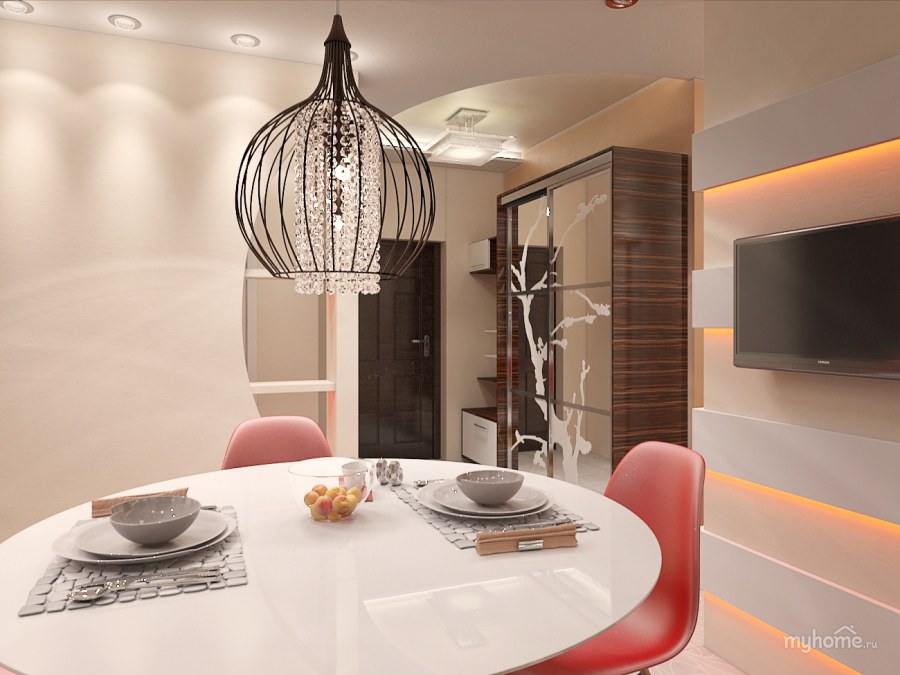 Интерьер трехкомнатной квартиры 72 кв.м фото интерьера венге и ваниль