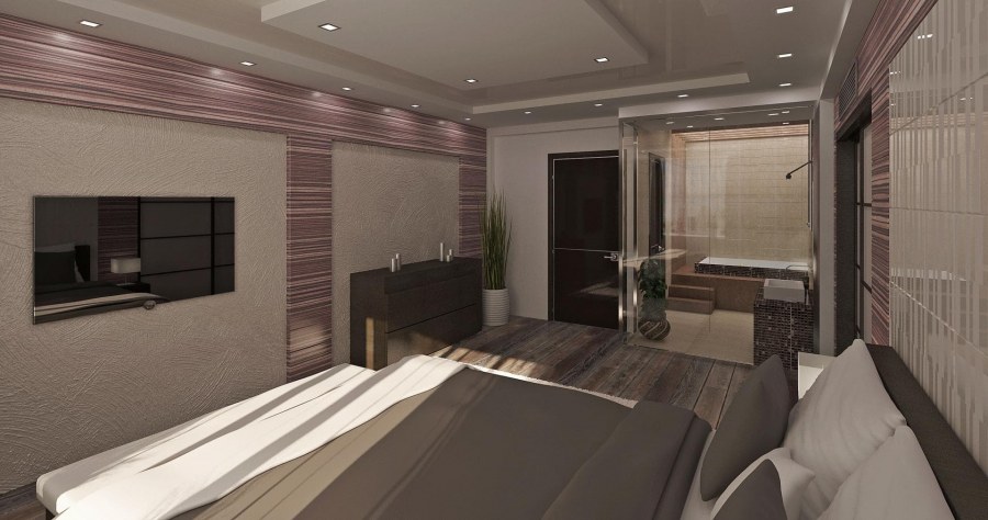 Витражи в интерьере гостиной