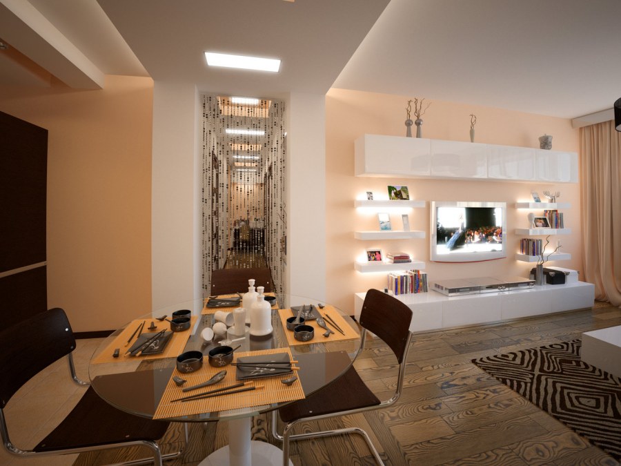 Проект 3 комнатной квартиры 76 кв