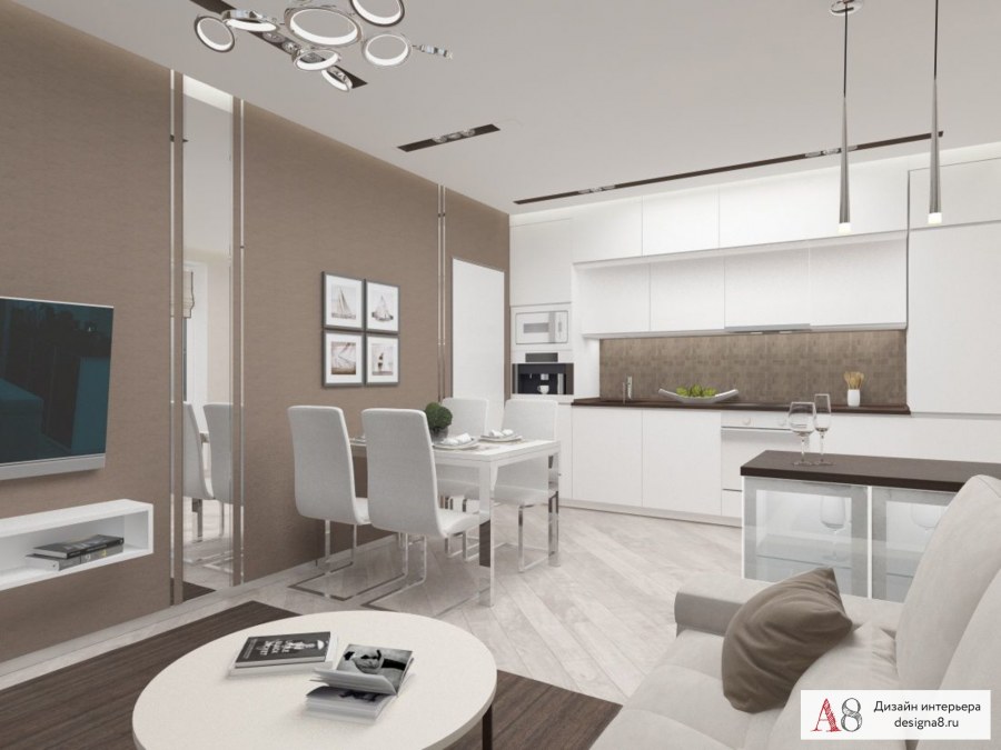 Бесплатный проект трехкомнатной квартиры