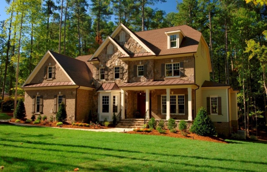 Дом Кантри фасад