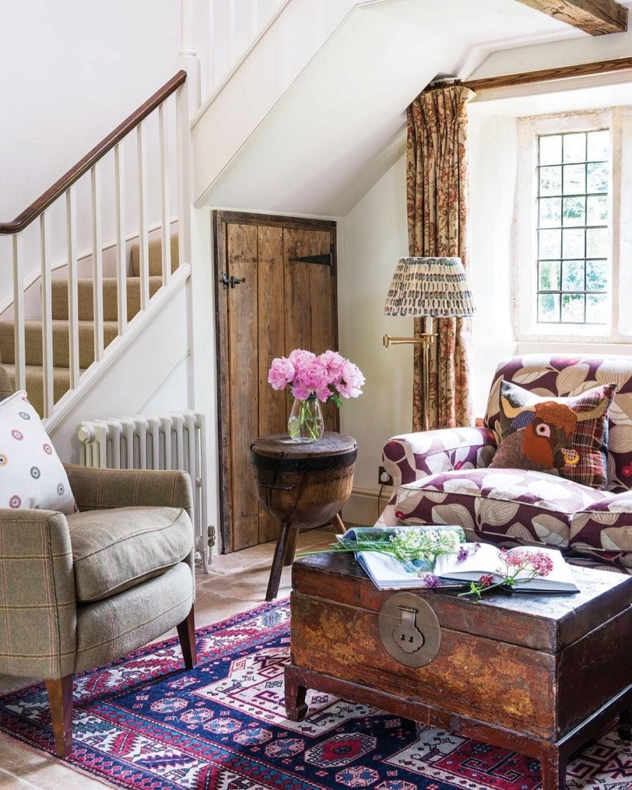 Гостиная в деревенском стиле
