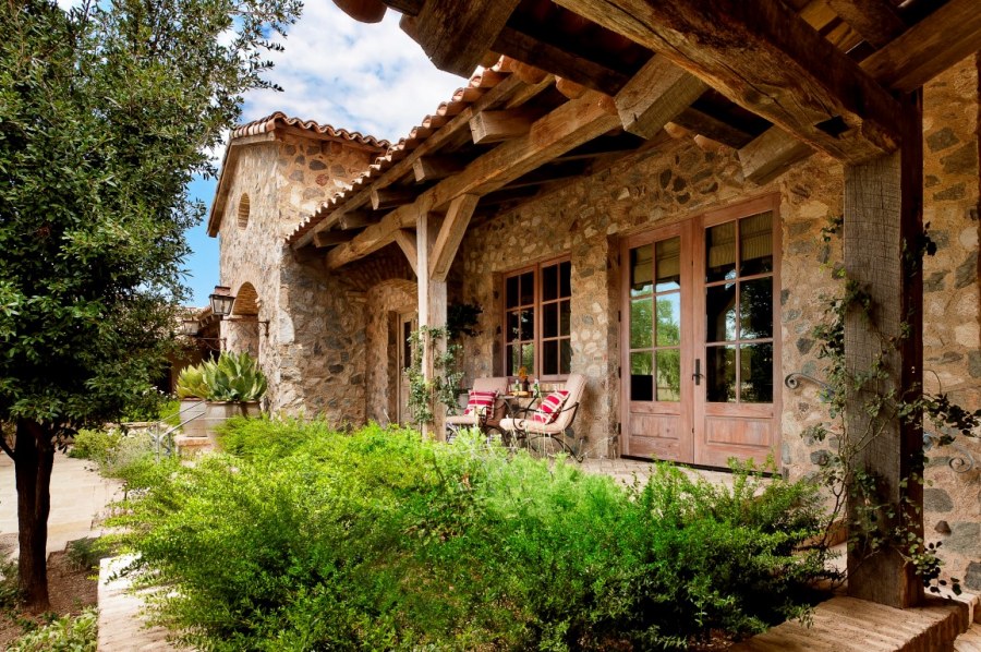 Архитектура в стиле Прованс деревенский Романтизм