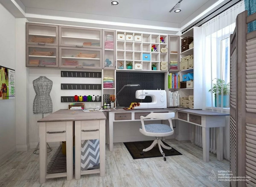 Швейная мастерская интерьер