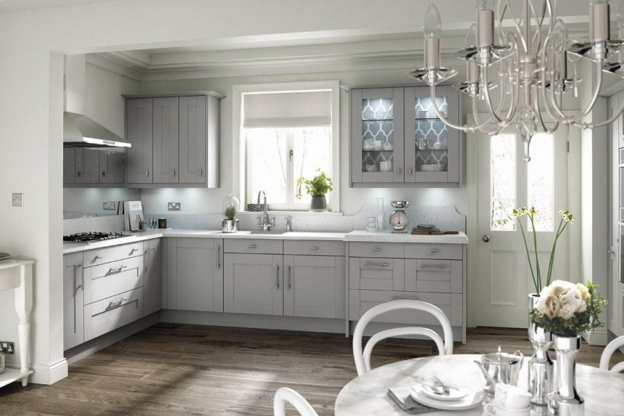Серая кухня Прованс