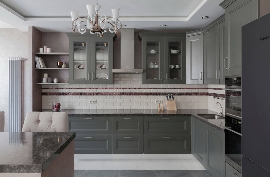 Современный кухонный гарнитур 2020 классика