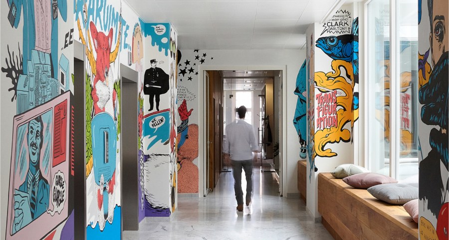 Креативная роспись стен