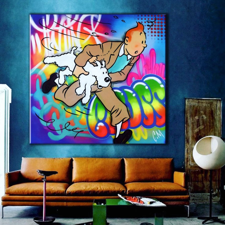 Стрит арт на холсте